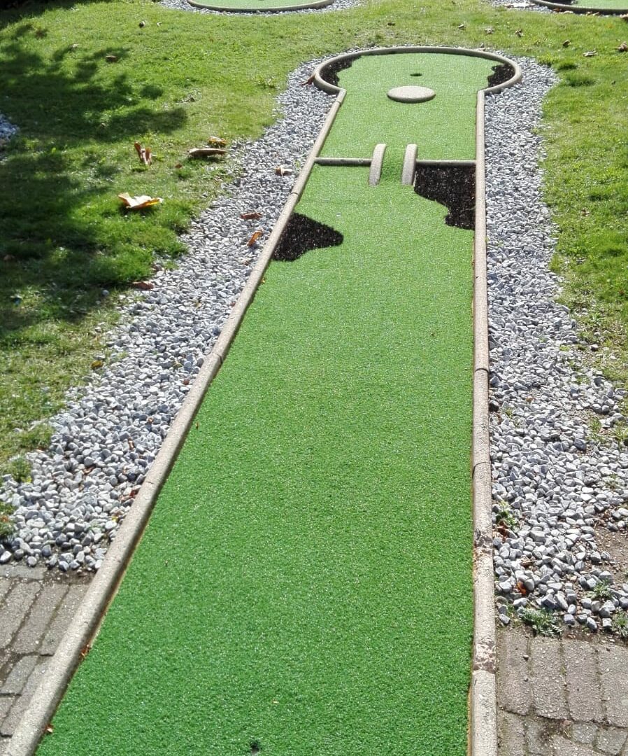 Midgetgolf kunstgras meerdere kleuren Heesters Kunstgras