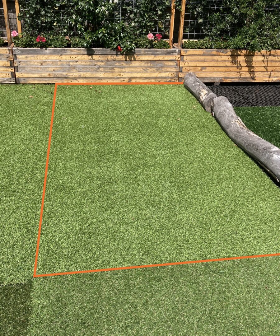 Afbeelding kunstgras knegsel Heesters Kunstgras