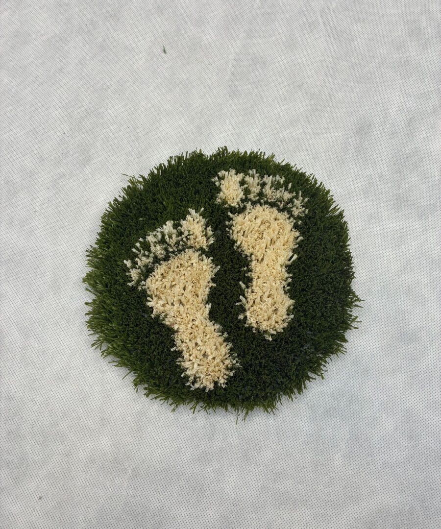 Kunstgras figuren van Heesters Kunstgras, voetafdruk